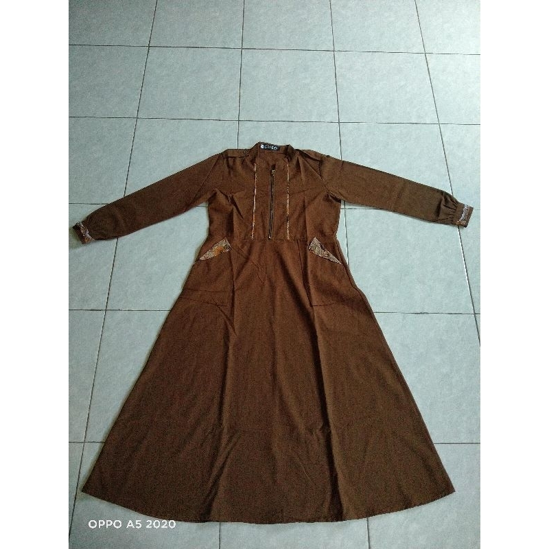 Seragam PNS Gamis warna Khaki Second