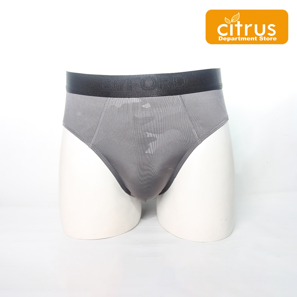 Byford Mini Brief Celana Dalem Pria Black & Abu