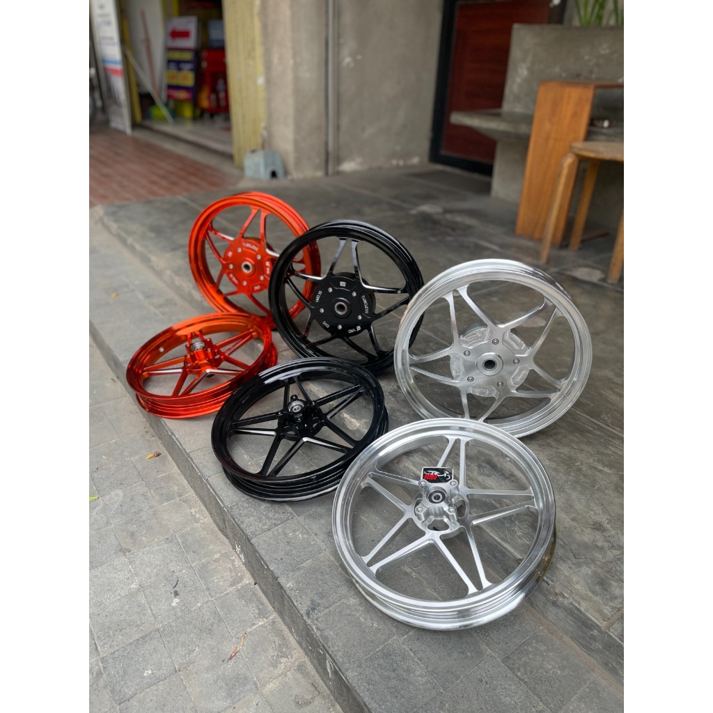 Velg VND V Speed Gen 2 Mio Mio M3 Beat Scoopy Vario Ring 14 GEN 2 uk 185-215 Hitam Crom Oren Ungu Bi