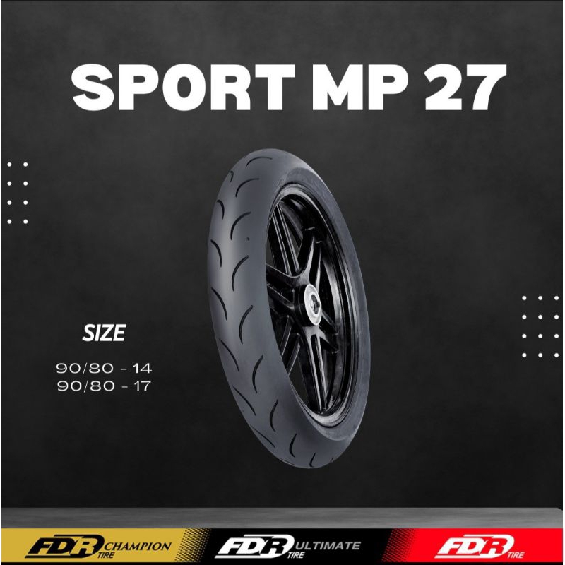 BAN FDR MP 27 90/80 RING 14 RACE COMPOUND