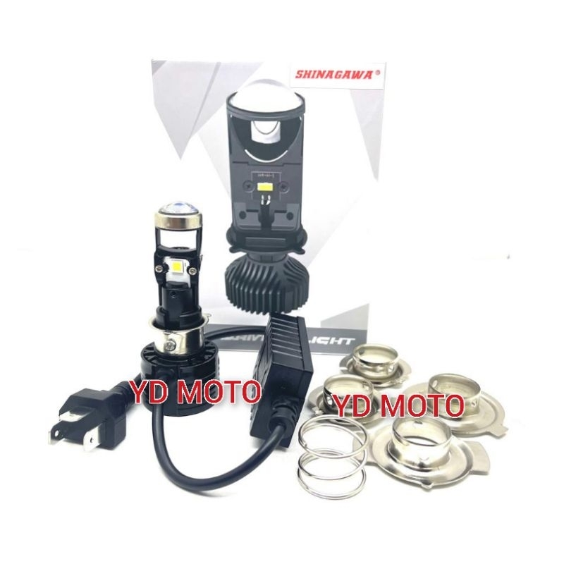 Lampu Utama LED SINAGAWA h4 projector mini  h4 projie cut off