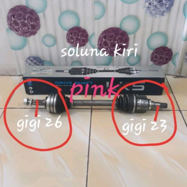 Drive Shaft Assy As Roda As Kopel Depan Kiri Toyota Soluna XLi GLi All Varian