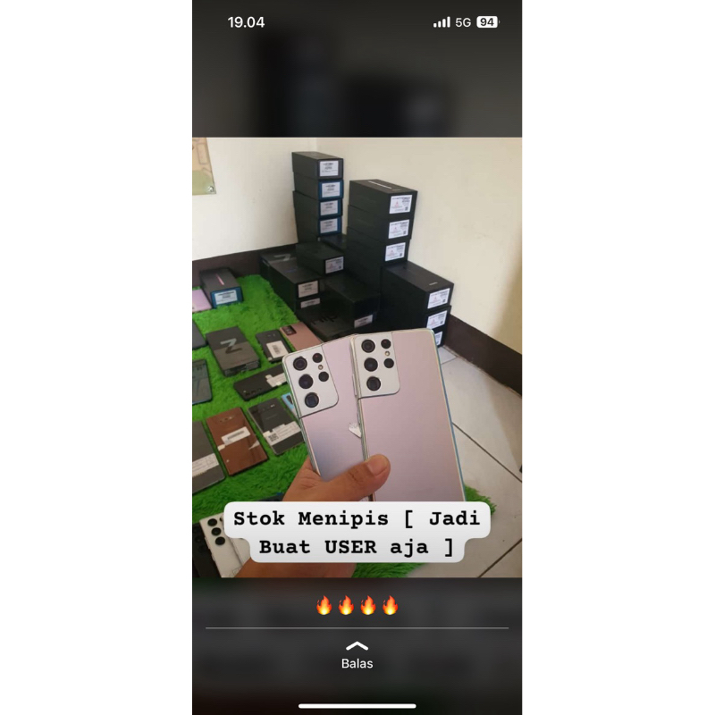 Samsung Galaxy S21 Ultra 5G SEIN 12-256GB & 16-512GB// Second Hand Termurah