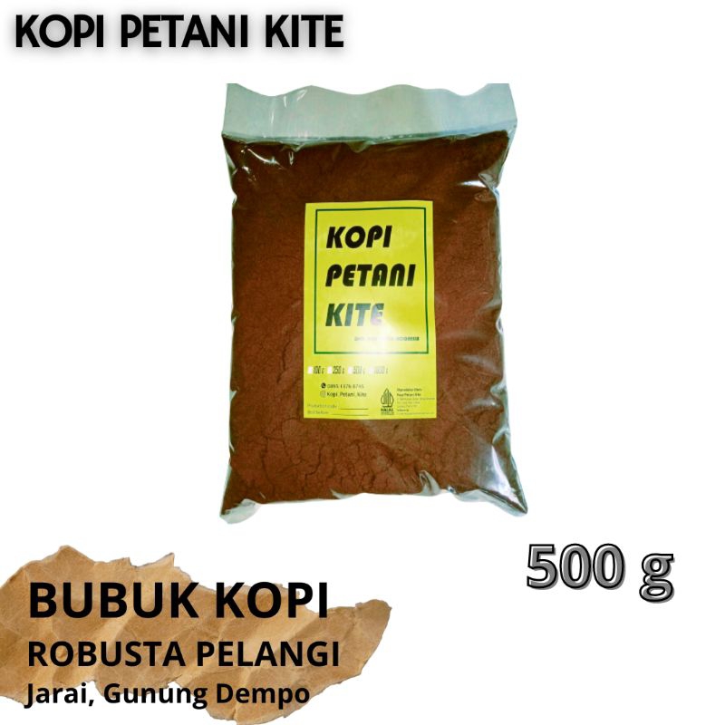 

Kopi Robusta Pelangi Gunung Dempo 500 g (Kab. Lahat, Sumsel)