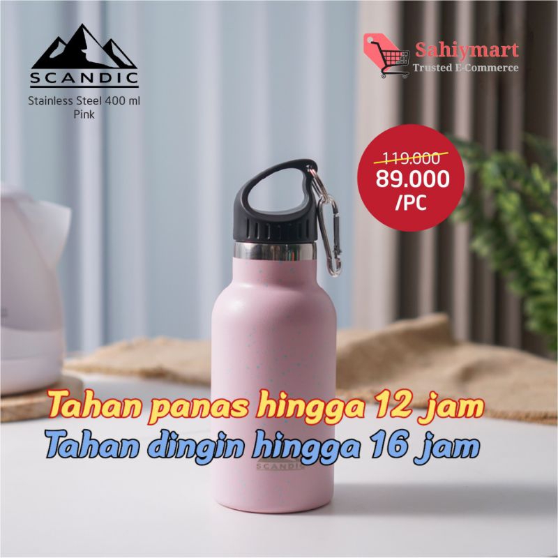 tumbler 400ml stainless steel scandic