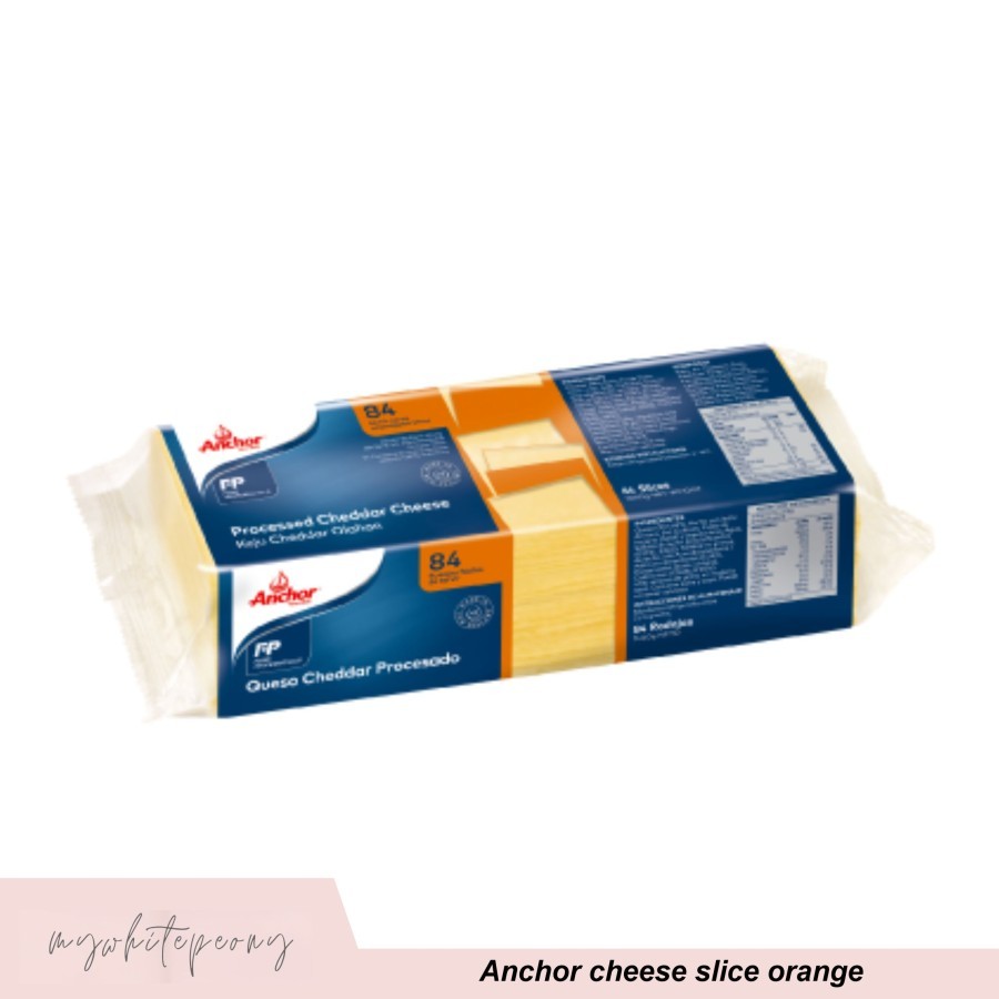 

Anchor Cheese Slices Orange Kemasan 84 slices