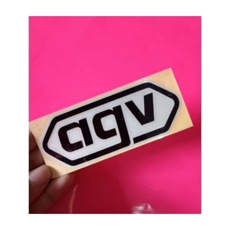 STICKER CUTTING STIKER AGV HELMETS STICKER HELM 10X5 CM