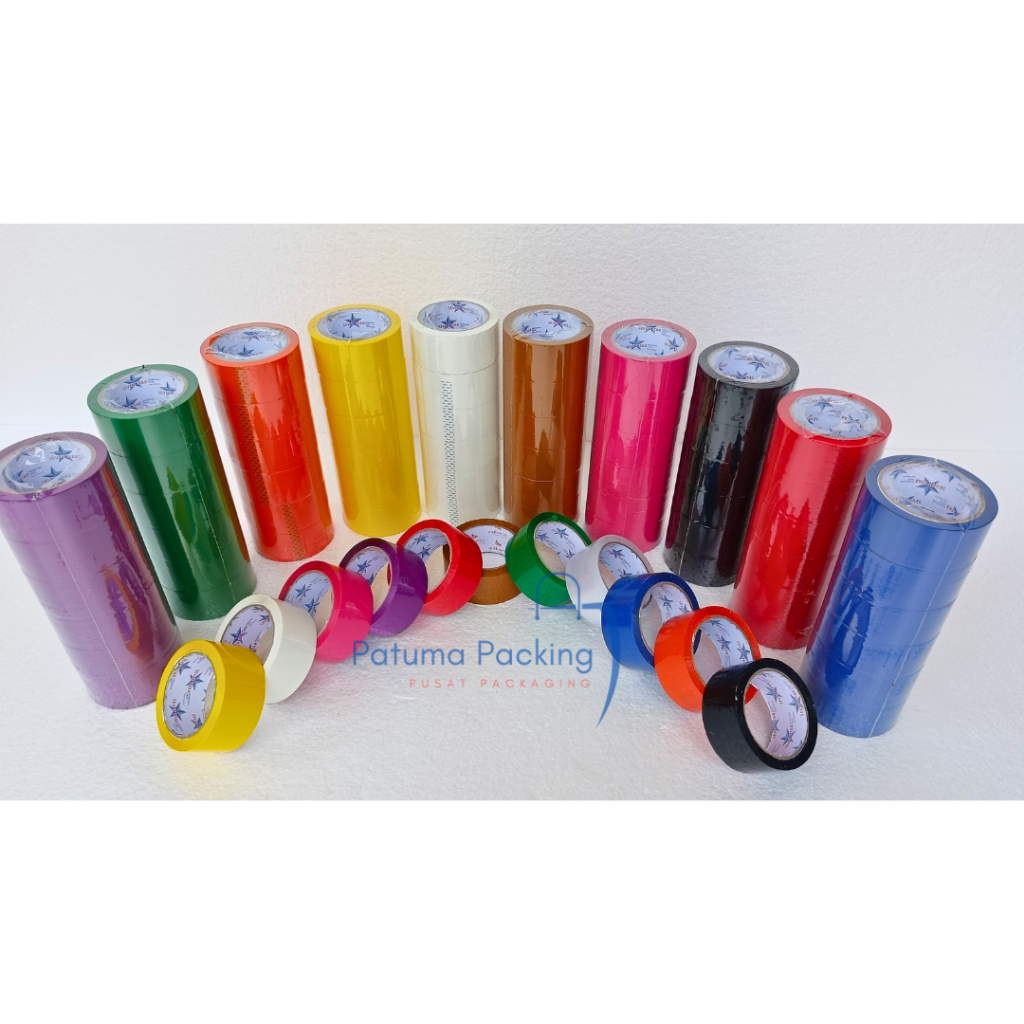 

Lakban Warna Seven Star 100 yard Terlengkap Termurah 2 inch
