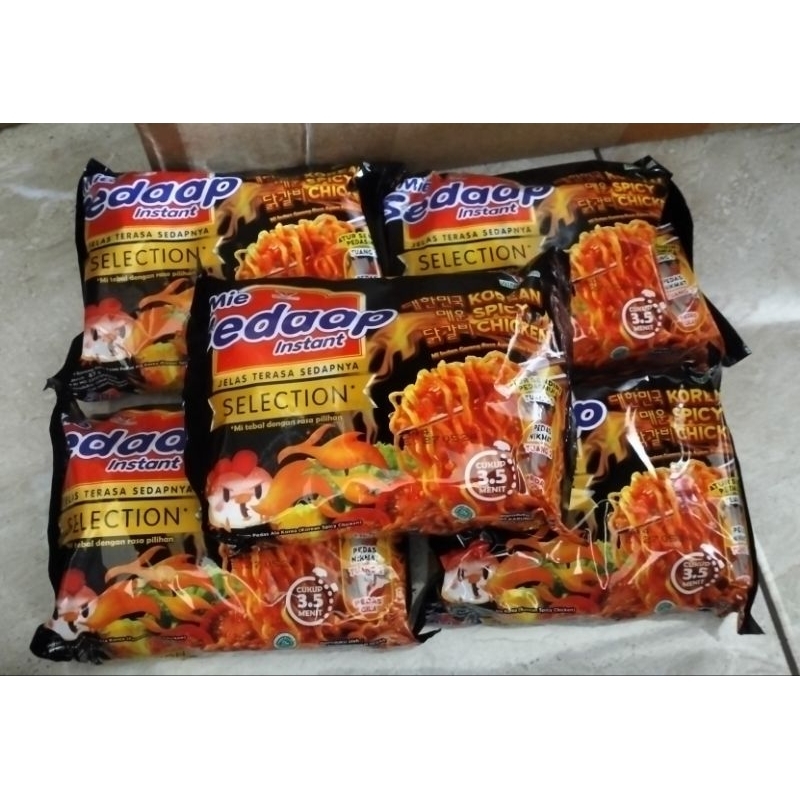 

Mie sedap selection Korean spicy chicken 5pcs