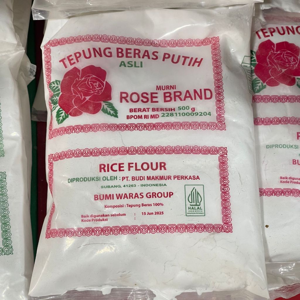 

Tepung beras rosebrand kemasan 500 gram