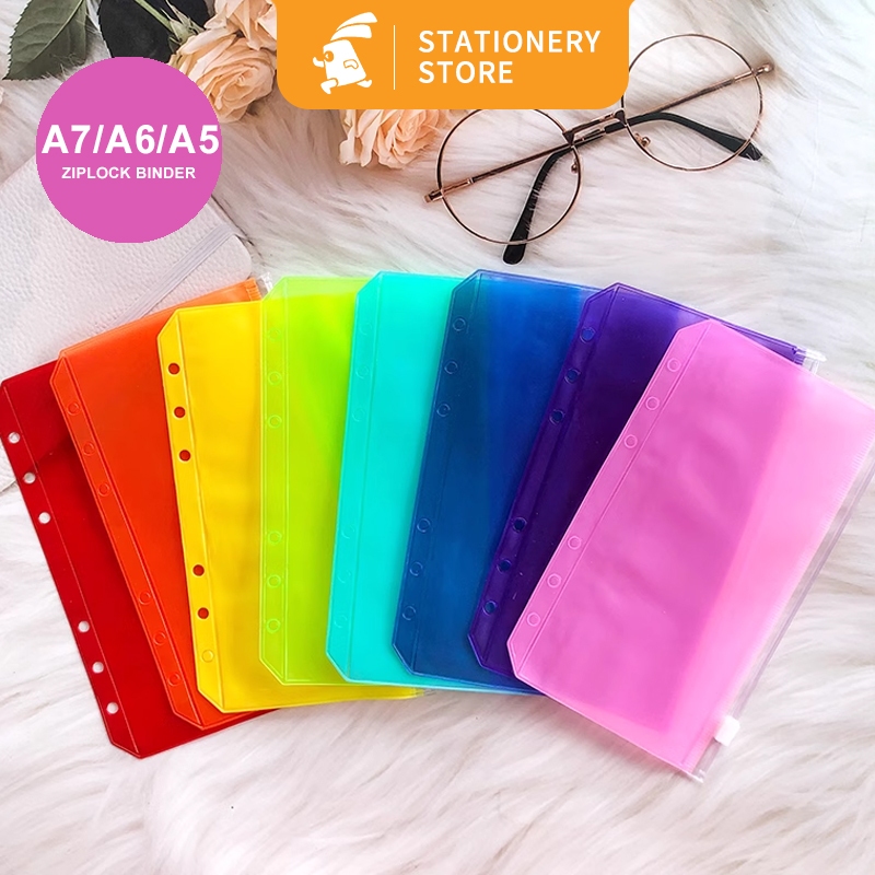 

Binder Zipper A7/A6/A5 6 Ring zipper ziplocker fullcolor binder-Rabbit Stationery