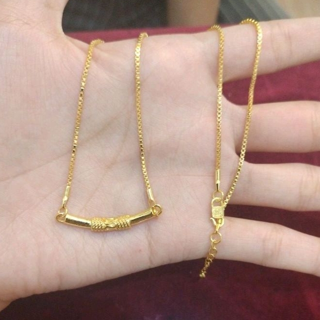 kalung bambu model mas 24k
