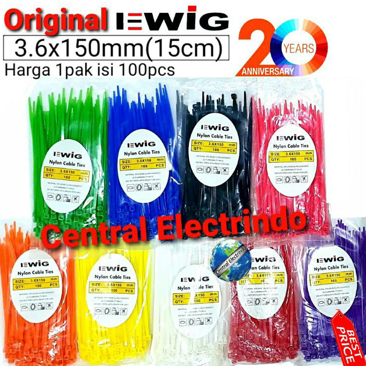 

Promo Kabel Ties Cable Tie 3.6x150mm (15cm).