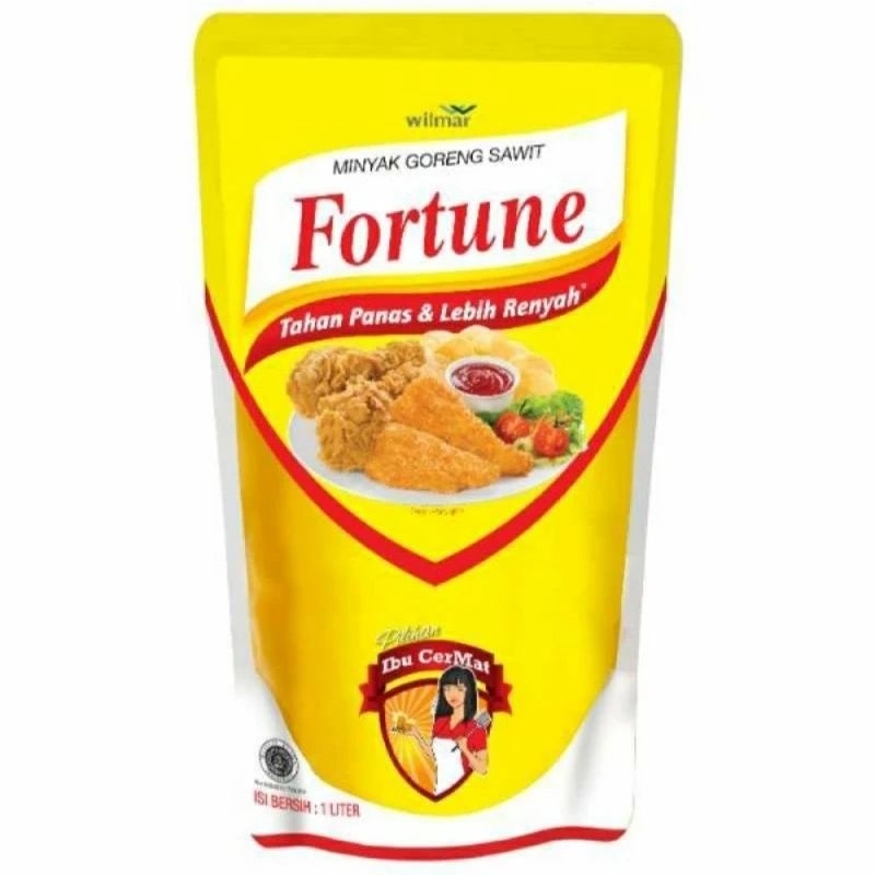 

MINYAK GORENG FORTUNE @ 1 LITER 1 PACK