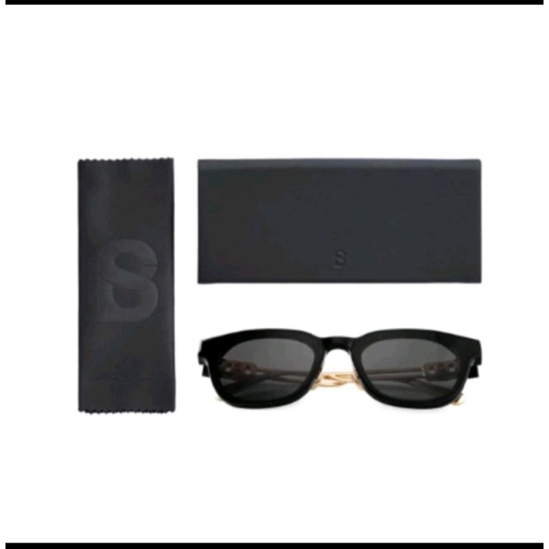Buttonscarves Luca Sunglasses Black