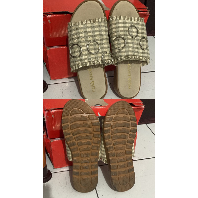 pollenzo brash by payless sandal mules sandal preloved original