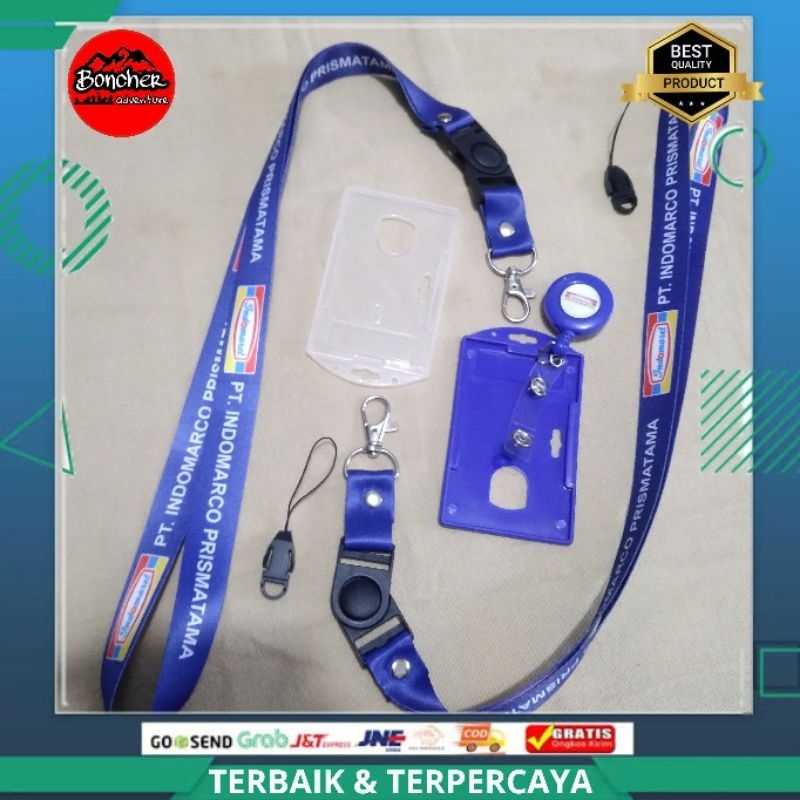 

INDOMARET Lanyard ID Card PT.INDOMARCO PRISMATAMA Printing Paket Lengkap