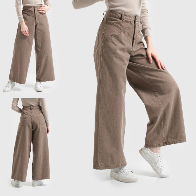 Celana Kulot High Waist Brand GRAPHIS