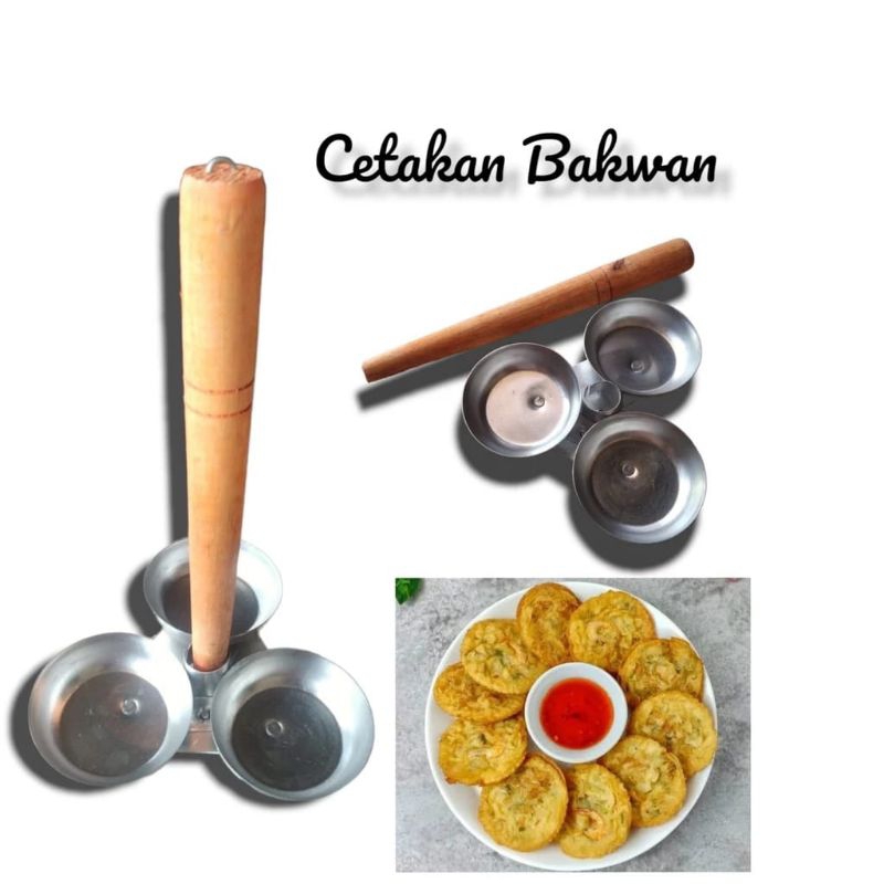cetakan bakwan/cetakan gorengan isi 3lubang,/alat pembuat bakwan jagung dll