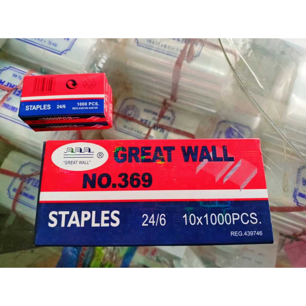

Isi Staples Great Wall No 369 isi 1000 pcs