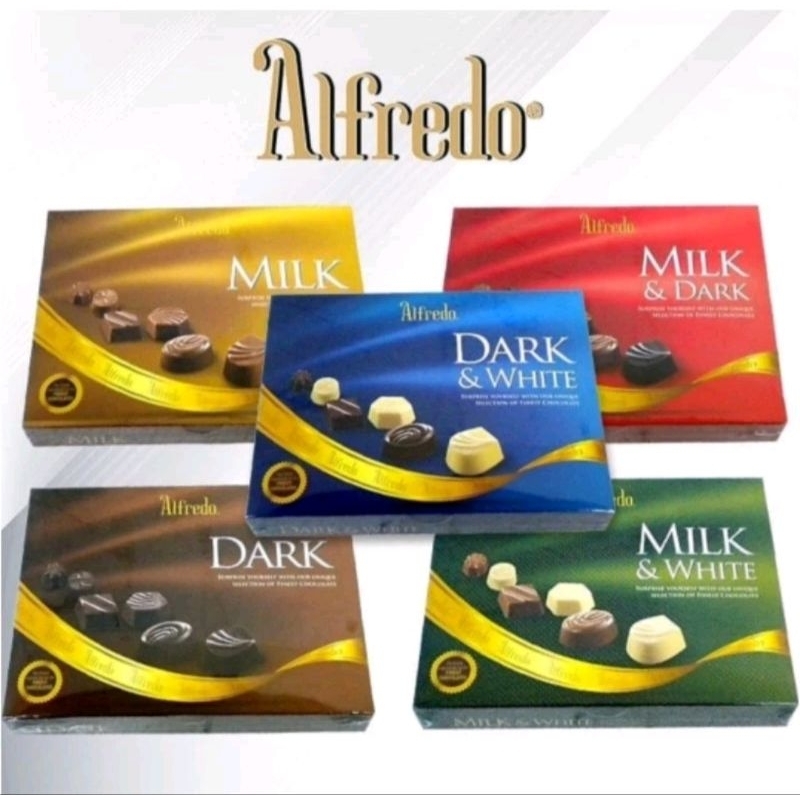 

Alfredo Chocolate Box Cokelat Import Premium 110gr