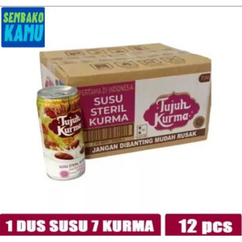 

Tujuh Kurma Susu Steril Kurma 200 ml - 1 Dus Isi 12 pcs