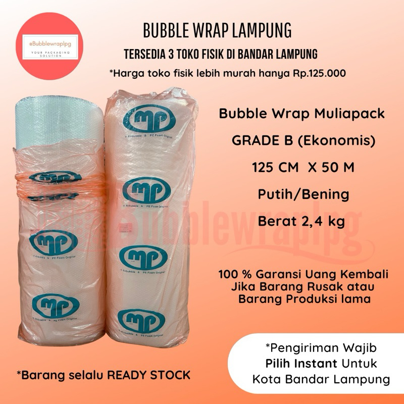 

Bubble Wrap Hitam Lampung - Ekonomi Putih (Grade B)