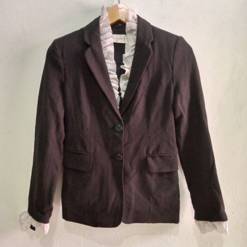 Blazer Accent Ruffle