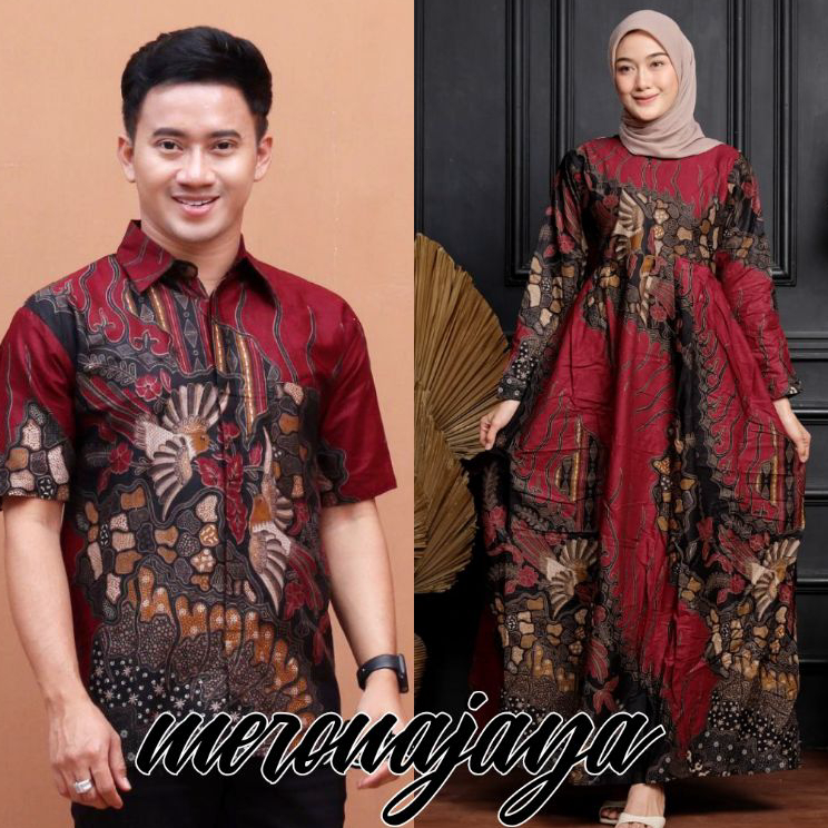 Wow banget9q4Pe Gamis Batik Couple Terlaris Best Seller