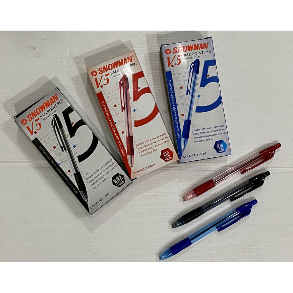 

Penawaran Terbaik Pen Snowman V5 [Per 1 Lusin/ 12 Pcs]