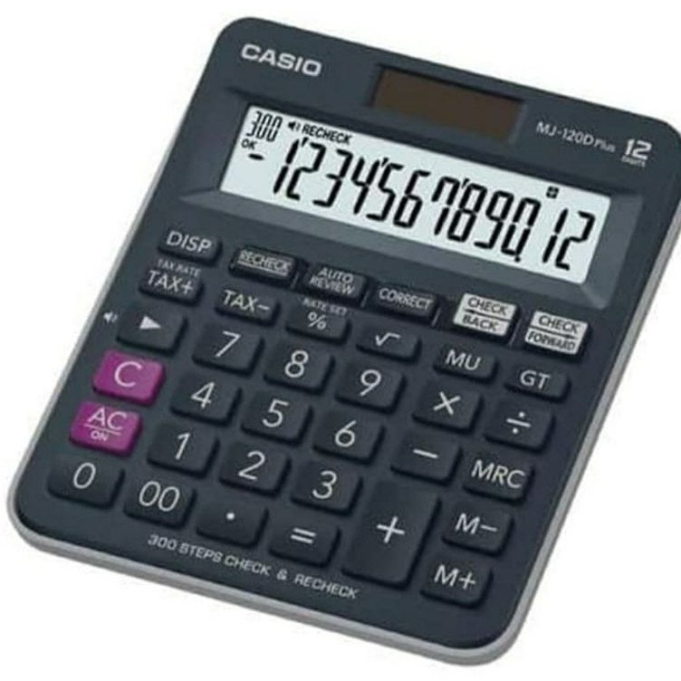 

Paling Popular CASIO MJ-120D PLUS - Check & Correct Calculator / Kalkulator Desktop