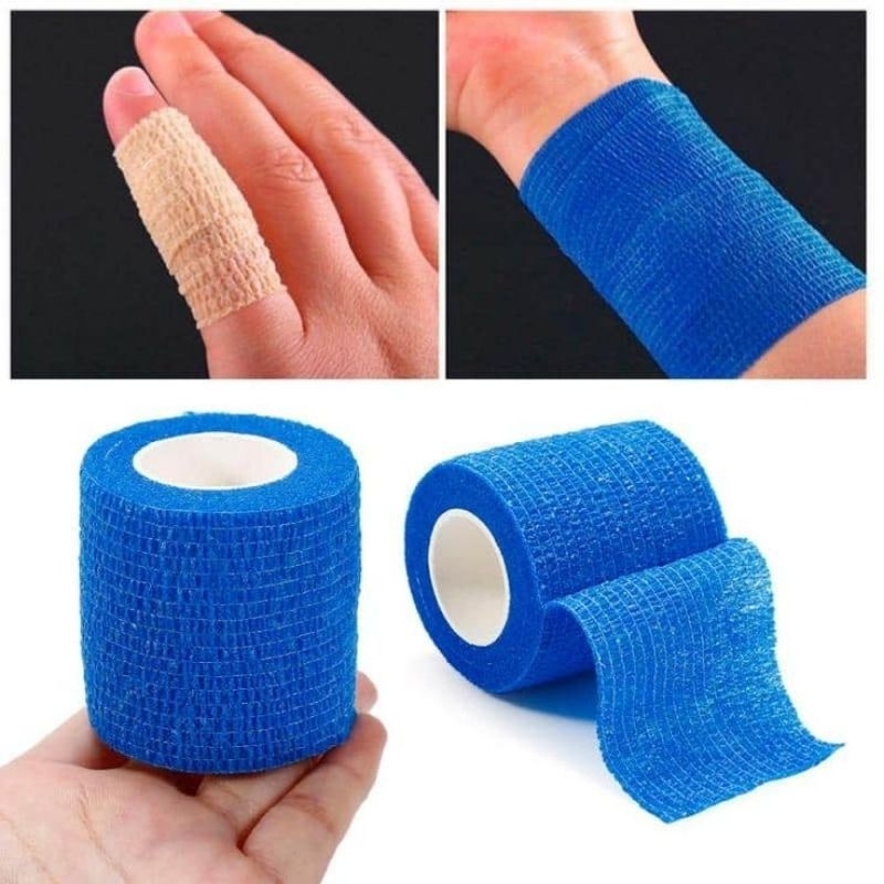 COD Finger Wrist Tape 5Cm x 4,5M Perban Plaster Tangan Kaki Olahraga