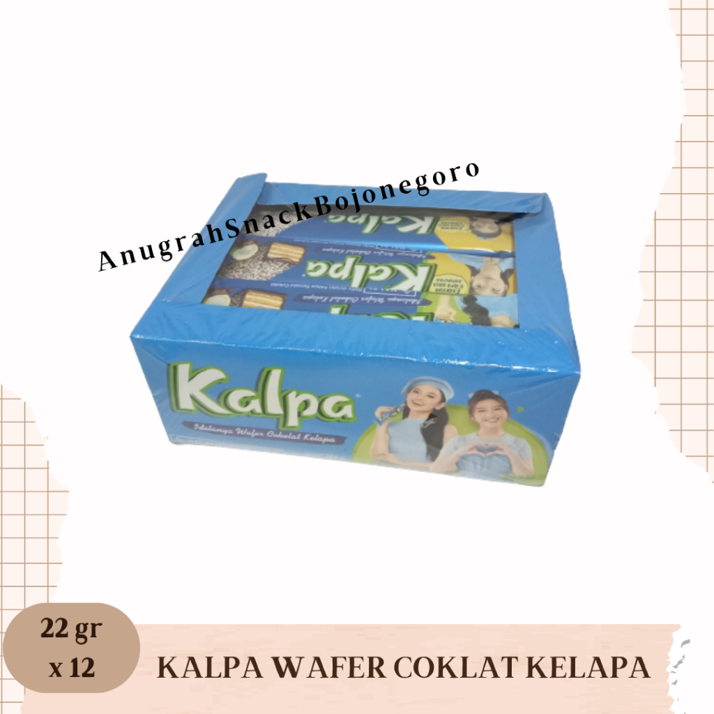 

Kalpa Wafer Coklat Kelapa 22gr x 12