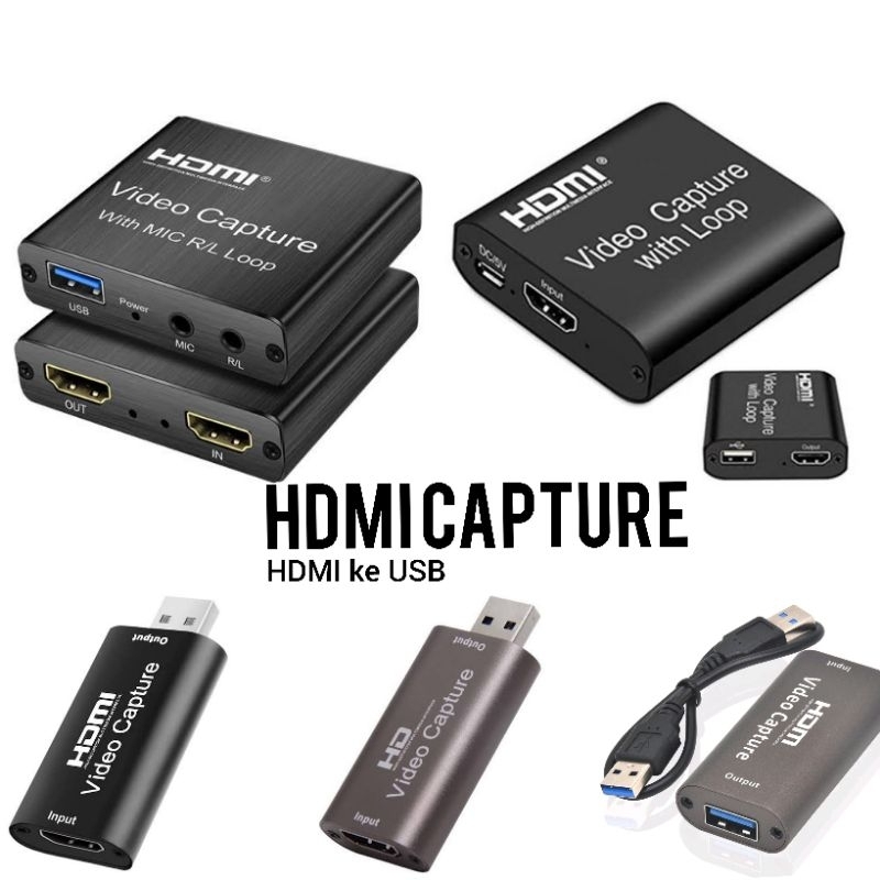 HDMI Video Capture USB 3.0 & Video Capture USB 2.0 loop