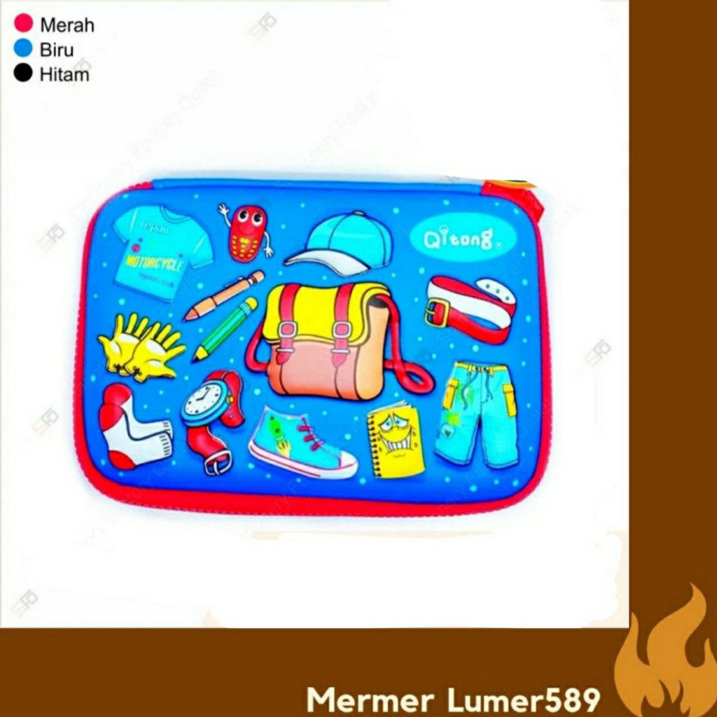 

Tempay Pensil 3D Smiggle Look a Like - Boy Biru