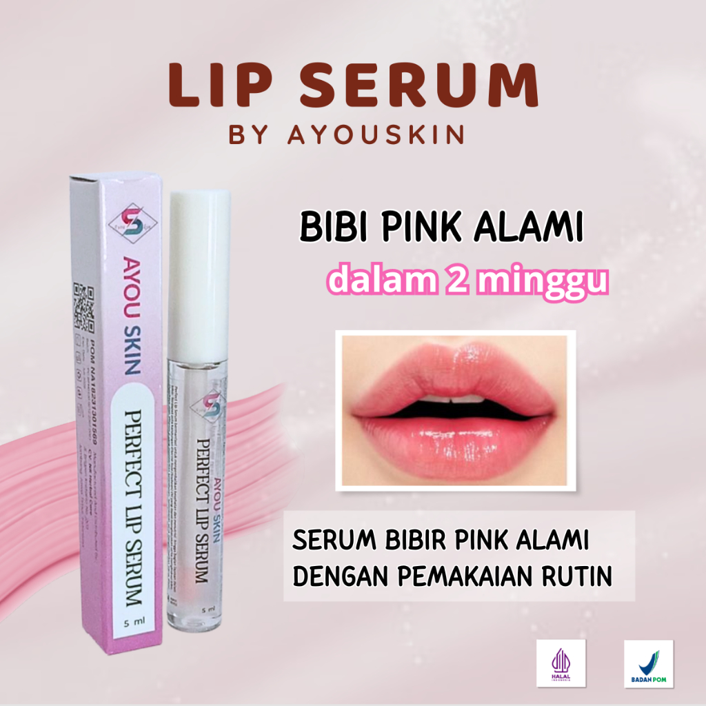 Lip Serum Pemerah Bibir, Lip Serum Memerahkan Bibir Hitam, Pencerah Bibir Hitam, Serum Untuk Bibir H