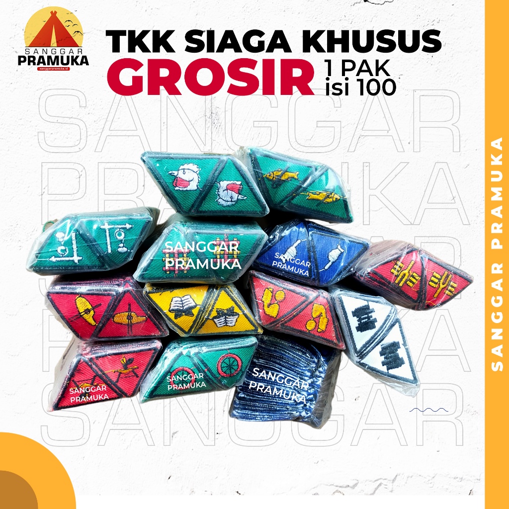 [1 Pak] Tkk Siaga Non Wajib / Tkk Siaga / Tkk Pramuka Siaga / Tkk Pramuka Khusus