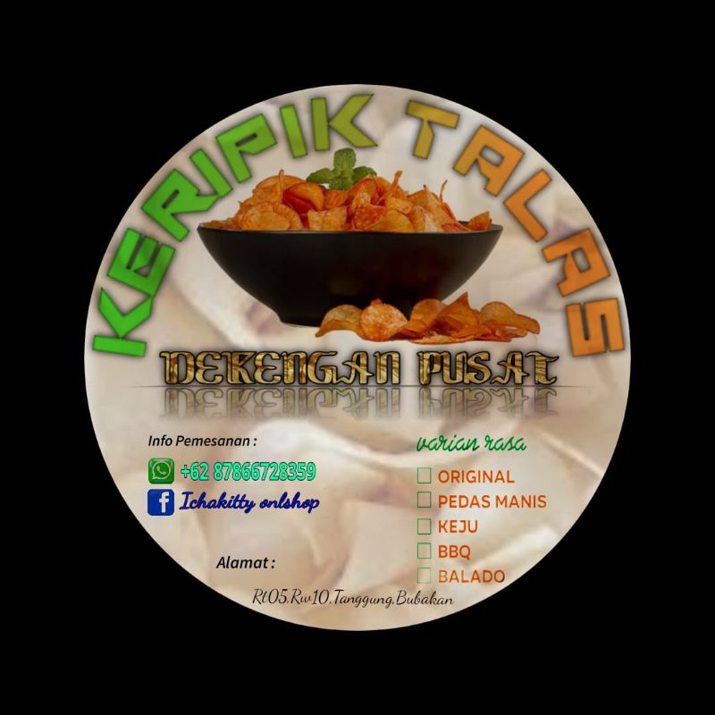 

KERIPIK TALAS ORIGINAL KEMASAN 5000