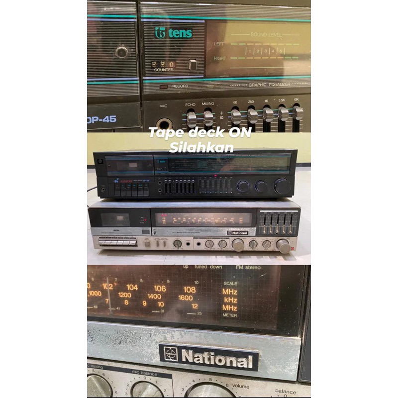 Tape / Radio Jadul Booked