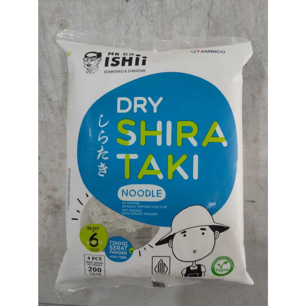 

Mie kering Shirataki 200gr