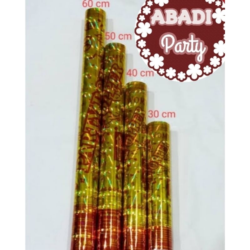 Confetti Putar 60cm / Party Popper / Kejutan Ultah