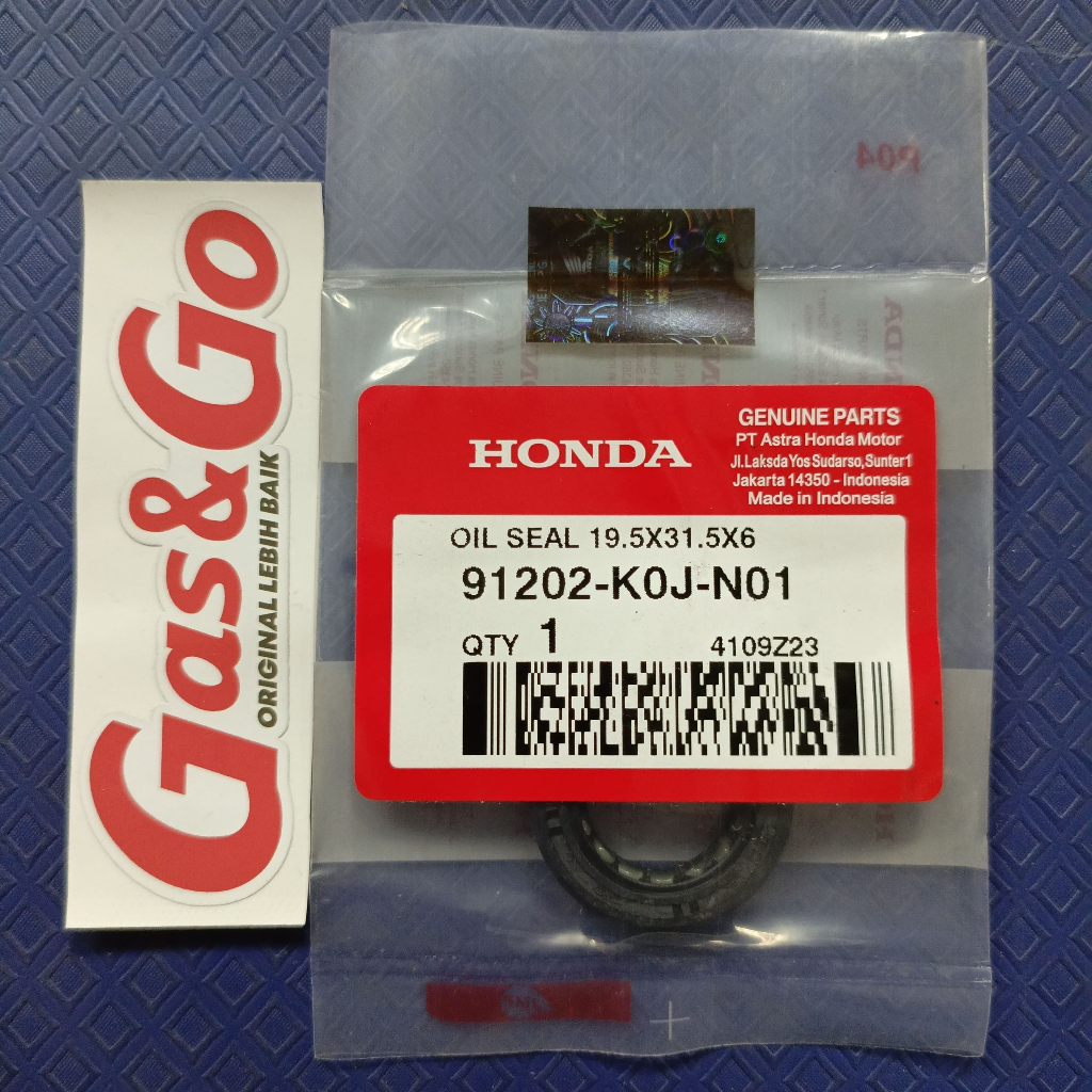 Oil Seal 19.5X31.5X6 Honda BeAT K1A Genio Scoopy - 91202K0JN01