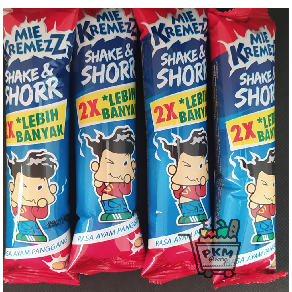 

MIE KREMEZZ Shor Rasa Ayam Panggang 12 gr 1 box isi 20 pcs