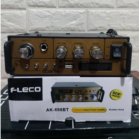 Power Amplifier Mini FLECO AK-698BT Bluetooth Karaoke