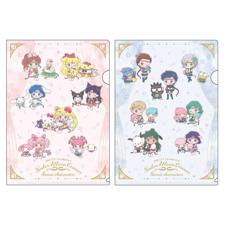

File Holder A4 Sailor Moon x Sanrio Map Dokumen Kertas Limited Edition