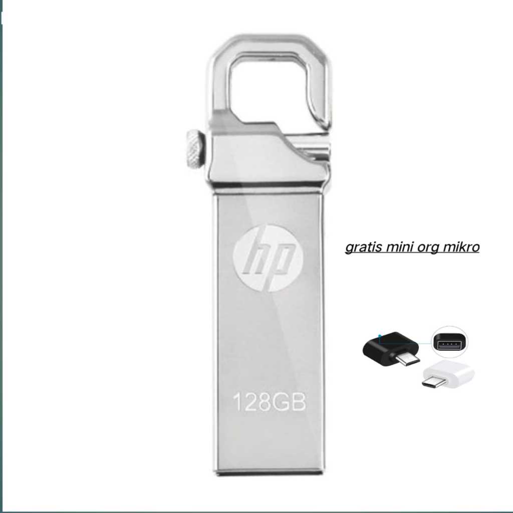 Flashdisk HP 128GB Gratis mini otg micro
