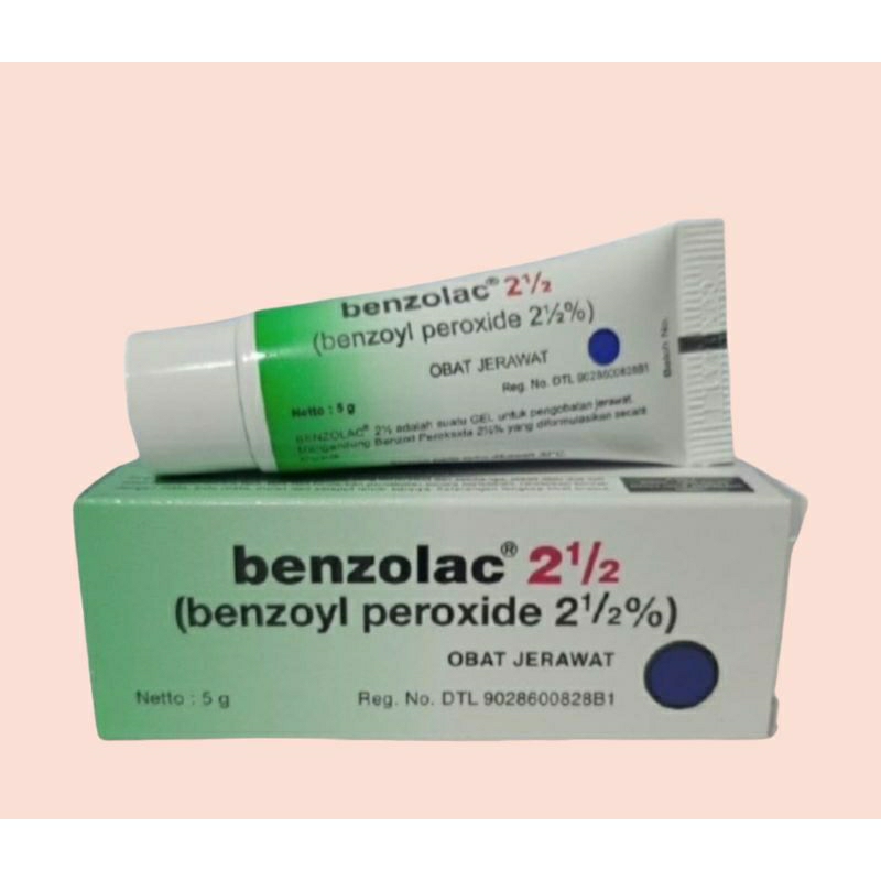 Benzolac 2.5% - Salep Obat Untuk Jerawat