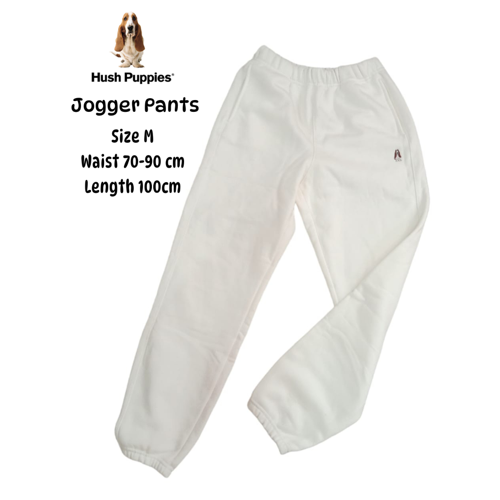 Jogger HP HusPup Celana Training Wanita Celana Jogger Putih
