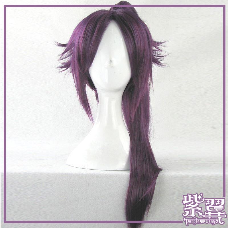 [REQ PO] Purplewings - Beach Yoruichi wig - Wig Yoruichi - Bleach cosplay wig Yoruichi - Wig ungu tu