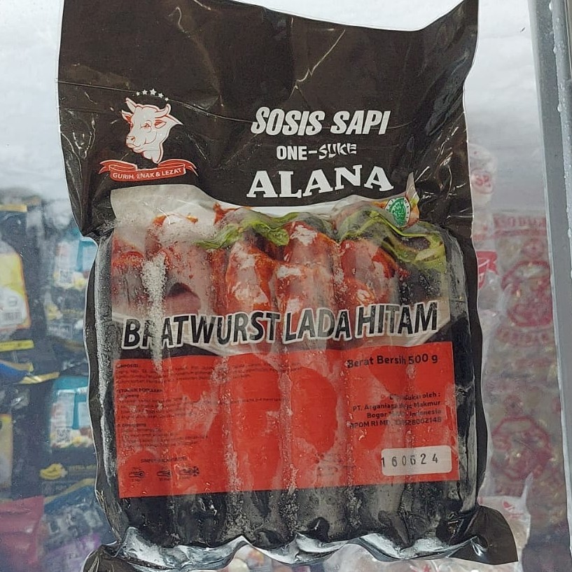 

Alana sosis sapi lada hitam 500 gr